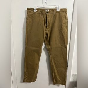 Men's Slim Fit Chino Pants - Goodfellow & Co™ Brown 38x30